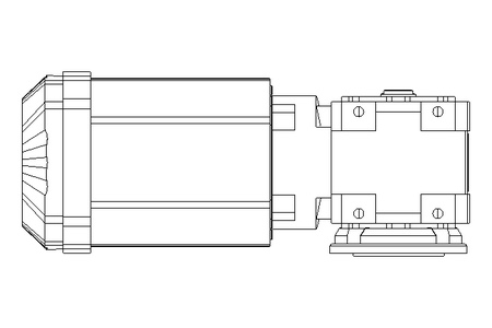 Gear motor 0.55kW 101 1/min