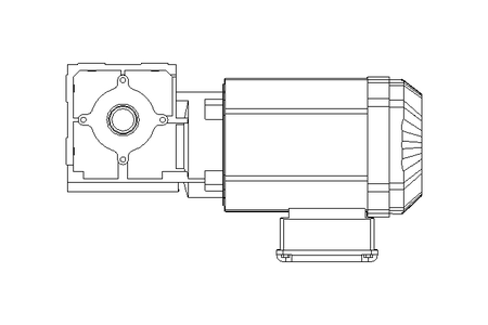 Gear motor 0.55kW 101 1/min