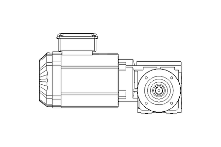 Right-angle geared motor 0.55kW 101