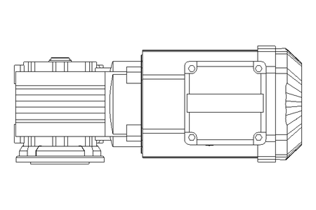 Gear motor 0.55kW 88 1/min