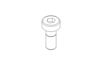 Cap screw M4x10 8.8 DIN6912-ZnNi/T2/720h