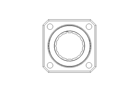 Flange bearing FJUM-02 30x68