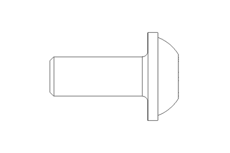 Vis M4x10 A2 ungenormt