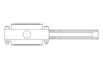 Butterfly valve B DN050 OVO MA H