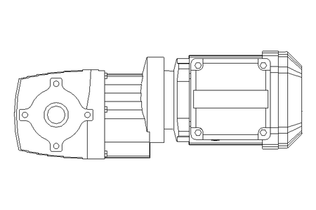 Winkelgetriebemotor 0,37kW 26 1/min