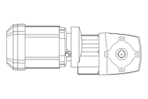 Winkelgetriebemotor 0,37kW 26 1/min