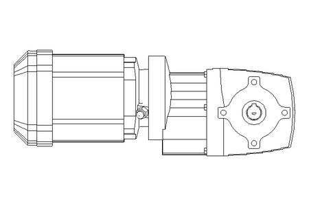 Winkelgetriebemotor 0,37kW 26 1/min