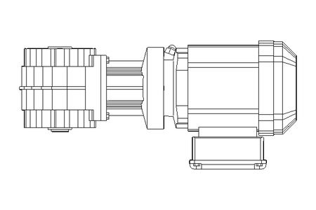 Winkelgetriebemotor 0,37kW 26 1/min