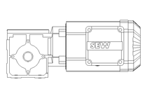 Right-angle geared motor 0.55kW 50 1/min