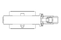 Butterfly valve B DN050 OVO MA F