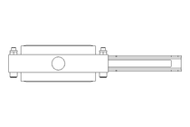 Butterfly valve B DN080 OVO MA F