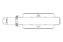 Butterfly valve B DN080 OVO MA F