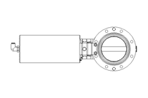 Butterfly valve B DN080 OVO NC F