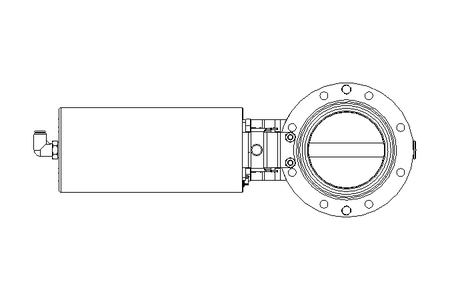 Butterfly valve B DN080 OVO NC F