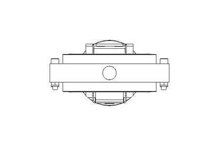 Butterfly valve B DN100 OVO NC F