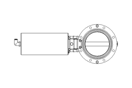 Butterfly valve B DN100 OVO NC F