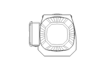 Spur gear motor 0.55kW 48 1/min