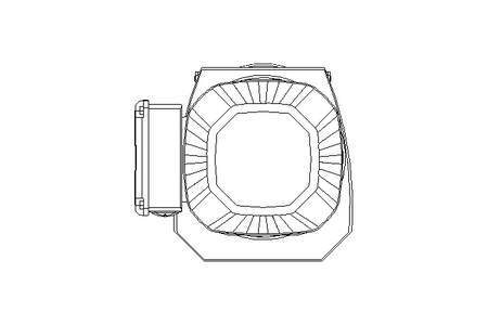 Spur gear motor 0.55kW 48 1/min