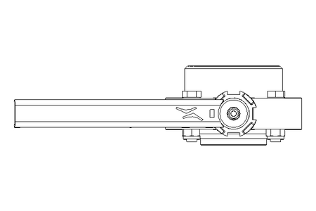 Butterfly valve B DN050 WVM MA F