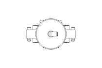 Butterfly valve B DN080 OVO NC V