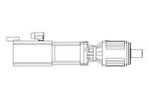 Planetary gear servo motor 47.0 Nm