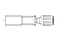 Planetary gear servo motor 47.0 Nm