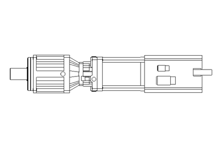 Planetary gear servo motor 47.0 Nm