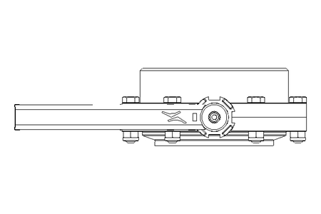 Butterfly valve B DN100 WVM MA E