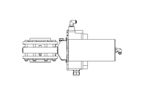 Butterfly valve BR DN080 FVF NC E