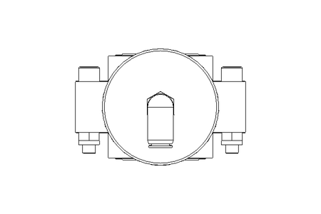 Butterfly valve B DN025 OVO NC V