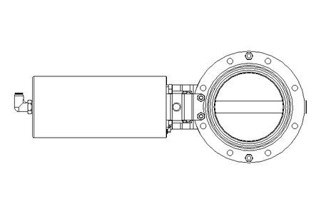 Butterfly valve B DN100 OVO NC V