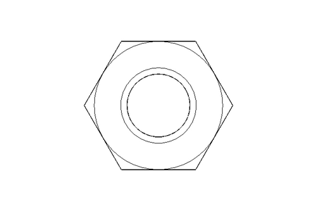 Hexagon nut M10 St-Zn ISO7042