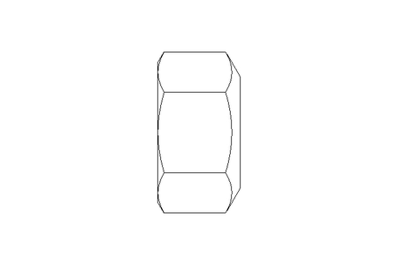 Hexagon nut M10 St-Zn ISO7042