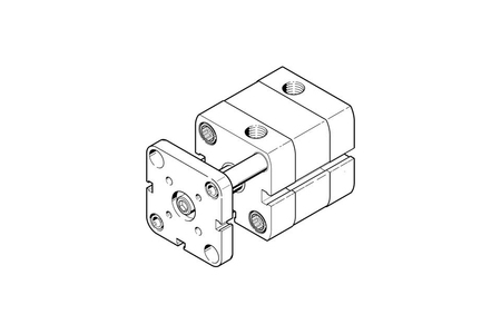 Double-acting cylinder