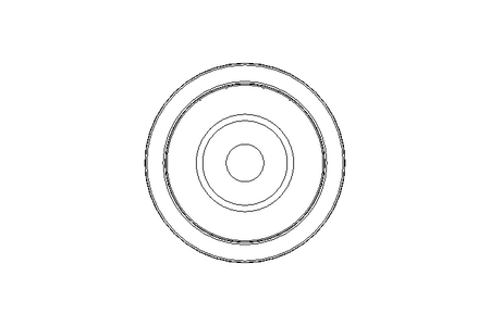 Rubber bellows L=46.2 D=61