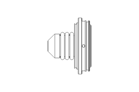 Rubber bellows L=46.2 D=61