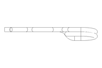 Federstecker 5 DIN 11024 verzinkt