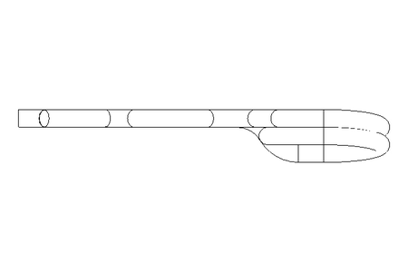 Federstecker 5 DIN 11024 verzinkt