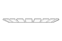 Locking bracket MB8 40x62 St-Zn DIN5406