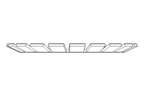 Locking bracket MB8 40x62 St-Zn DIN5406