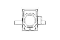 Bevel gear motor 0.6kW 11 1/min