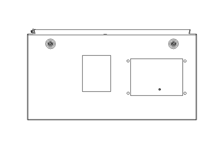 Mesa de comando e tomada externa