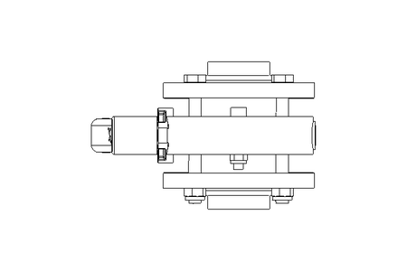 Butterfly valve B DN040 FVF MA F