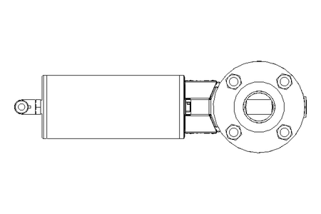 Butterfly valve B DN025 FVF NC F