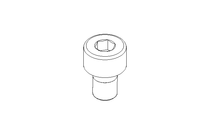 Cap screw M4x6 A2 70 DIN912-KLR