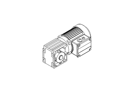 Right-angle geared motor 0.12kW 198