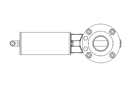 Butterfly valve B DN040 WVW NC H