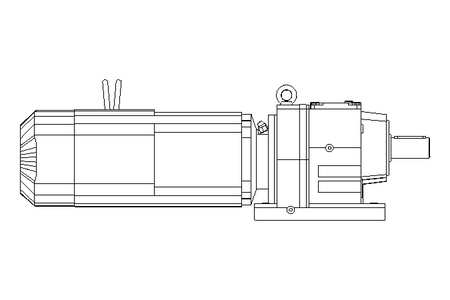 SPUR GEARED MOTOR 15.0 Nm