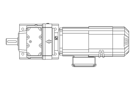 SPUR GEARED MOTOR 15.0 Nm