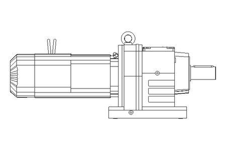 SPUR GEARED MOTOR